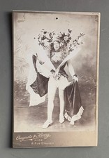 PHOTO CDV transvestisement transvestite man to woman Auguste and Henry NICE gay