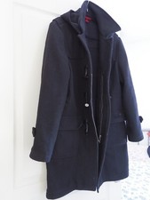 MORABITO Pascal Duffle Coat noir en laine Homme Taille 50