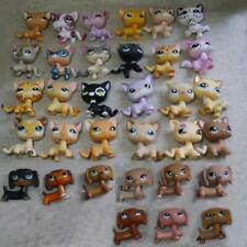 5pcs/lot Random LPS Toys Littlest Pet Shop  Cat  Dachshund Dog  Animal Figures