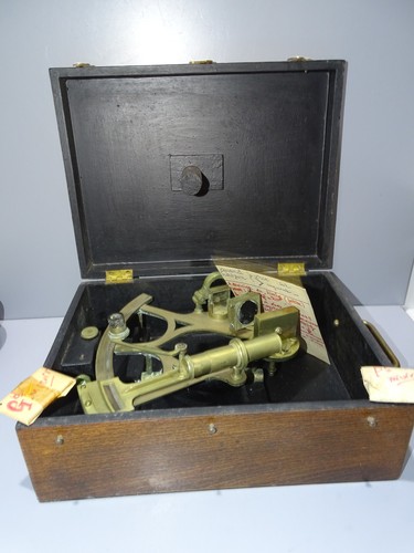 Ancien sextant gravé - -ancien,