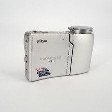 Nikon Coolpix S10 VR 6MP 10x Zoom Digital Compact Camera Untested For Part E6027