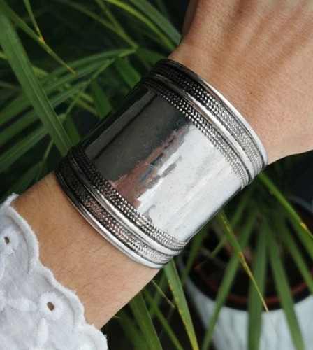 Bracelet manchette large - bracelet,