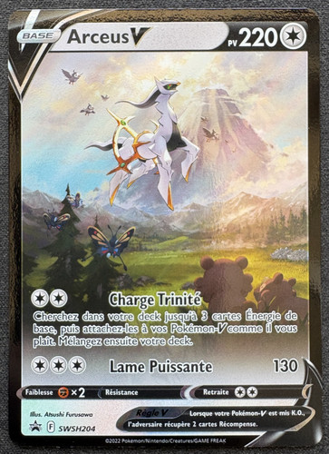 Carte pokémon arceus v - carte,