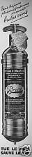 1925 PYRENE FIRE EXTINGUISHER KILLS FIRE SAVES LIVES PRESS ADVERTISEMENT