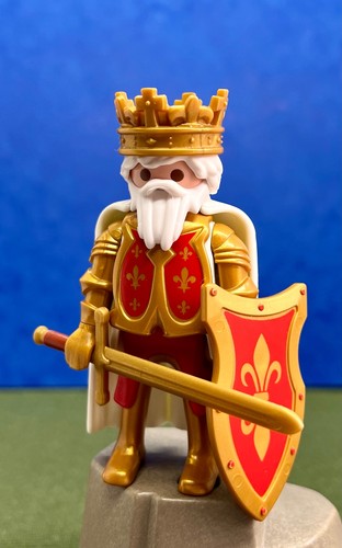 Playmobil chevalier knight roi - knight,