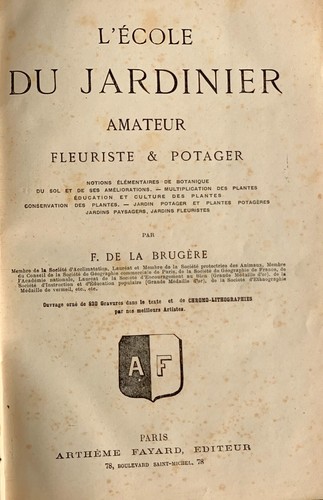 Ecole jardinier amateur - du,