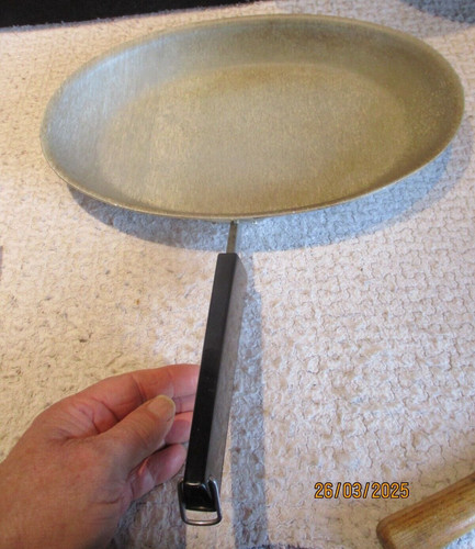 Ancien plat oval poêle en - ancien,