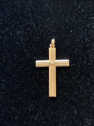 Pendentif croix 18k - croix, or
