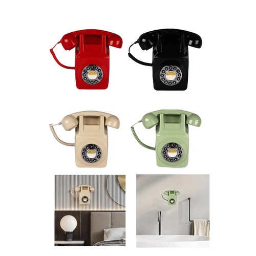 Téléphone fixe rétro - , à