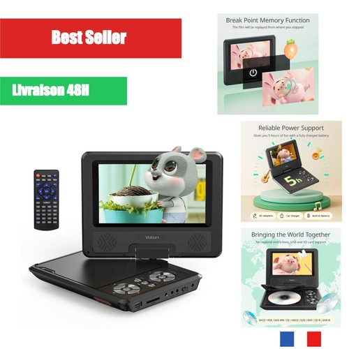 Yoton lecteur dvd - yoton, portable