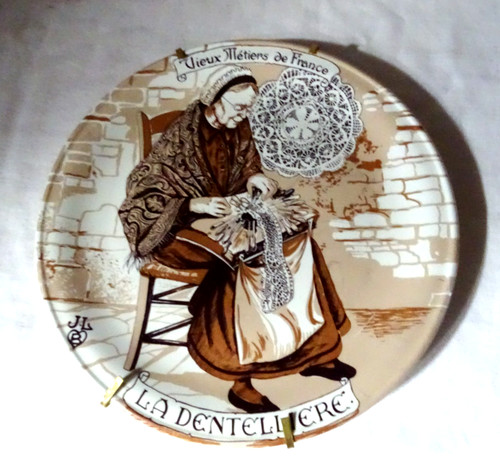 Assiette porcelaine vieux - ,,
