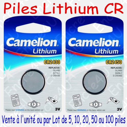 Pile bouton lithium - bouton,