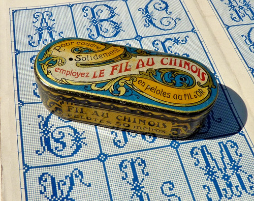 Antique haberdashery old box - antique,