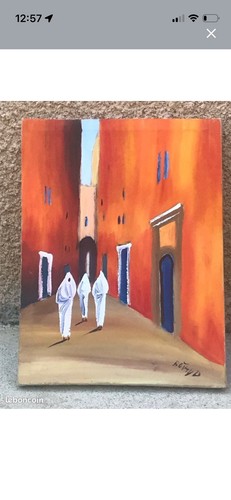 Tableau peinture orientaliste - peinture,