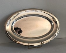 Christofle Oval Serving Dish 40x28cm Silver Metal 50g, 1970'