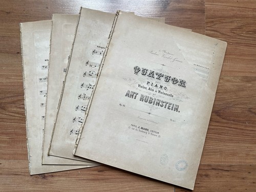 Anton rubinstein quatuor - anton,