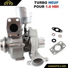 Turbo Gt1544V Turbocompresseur prévu pour 206 207 307 308 407 1.6 Hdi 110