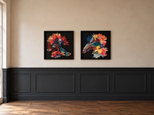 Kare design art mural cadre - art,