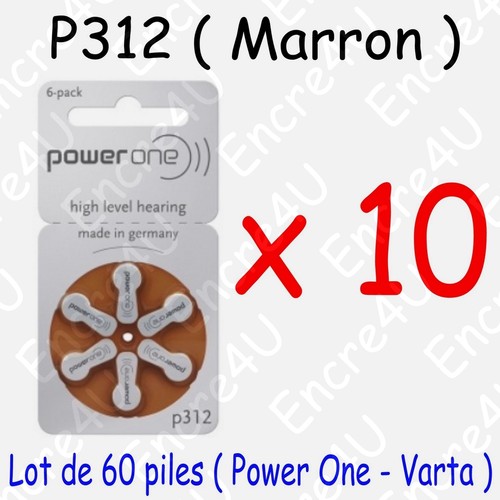 Piles auditives marron - 60,