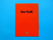 Brochure / Catalogue - VW Golf I - L, GL, D, LD, GLD, S, LS, GLS and GTI - 01/81