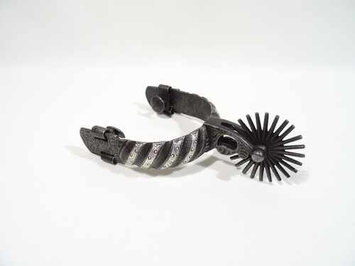 Old wrought iron spur - iron,