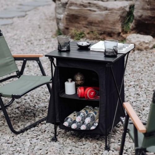 Table armoire aluminium - table, en