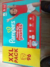 XXL PACK 96 couches pants Pampers Baby dry Taille 5 (11-17 kg) NEUF
