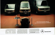 Advertising 0825 1988 Mercedes-Benz 100d 307d 609d 2pages