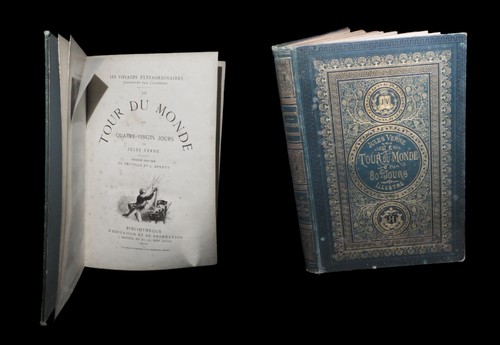 Cartonnage hetzel verne - [cartonnage,
