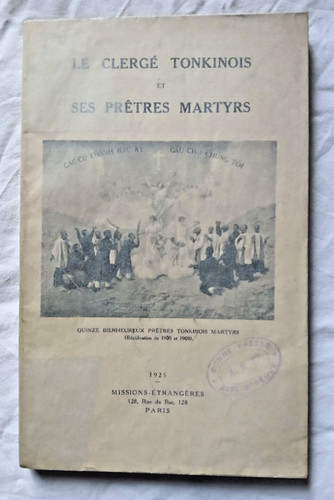 Clergé tonkinois ses - tonkinois, et