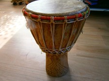 Ancien djembé hauteur - hauteur, 42