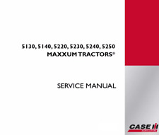 Case IH 5230 Maxxum Tractor Service Manual Repair WorkShop PDF on USB