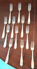 12  fourchettes  en métal argenté GULDEN 100g