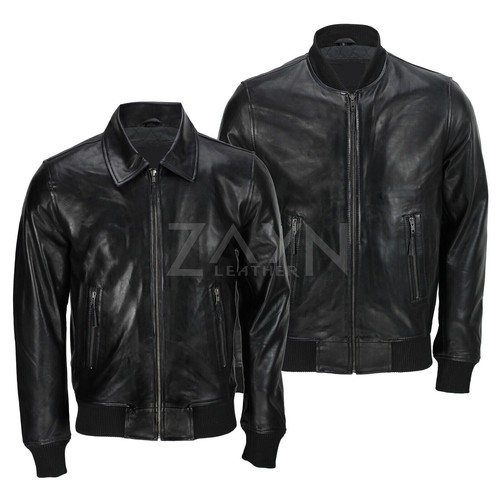 Blouson motard noir - , en