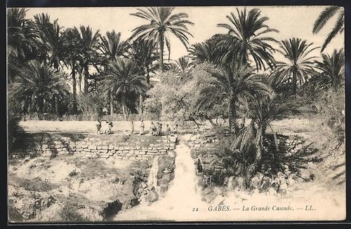 Cpa gabes grande cascade - grande,