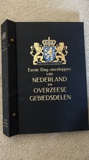 DAVO FDC First Day Cover album with 15 pages holds 90 covers Netherlands/Belgium