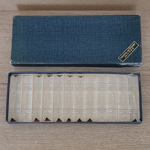 Coffret verres cristal - de, en