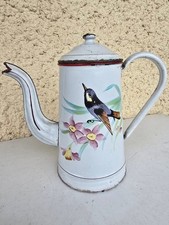 Cafetière ancienne émaillée