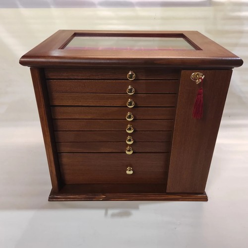 Monetary box drawers red - 8, in