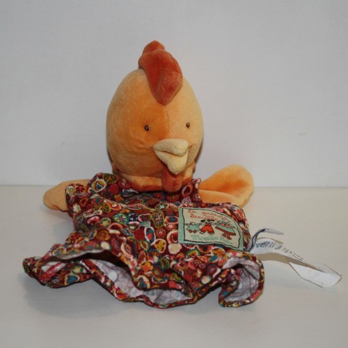 Doudou poule moulin - doudou,