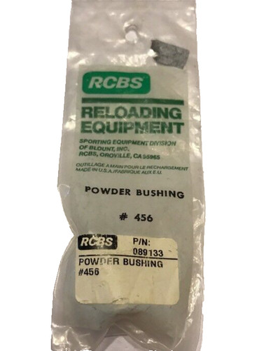 Rcbs powder bushing 456 - powder,