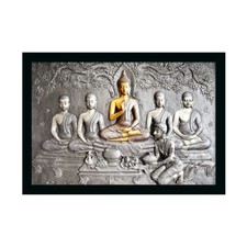 Lord Bouddha Peinture Maison Décoratifs Cadeau Objet Avec Synthétique Cadre P14
