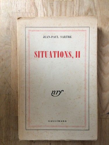 Jean paul sartre - jean-paul, situations