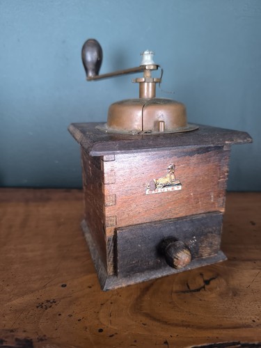 Antique grulet coffee grinder - coffee,