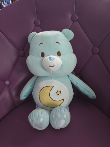 Peluche bisounours bleu lune - peluche,