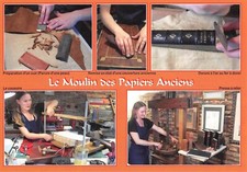 CPM 66 ELNE LE MOULIN DES PAPERS ANTIQUES VALERIE VAN HANDENHOVE ARTISAN BINDER