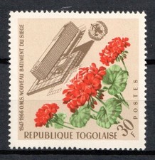 Timbre / STAMP  TOGO  1966  Y&T  N° 494  Neuf ** SANS TRACE DE CHARNIERE