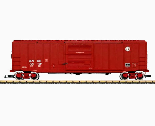 New lgb scale bnsf boxcar - new,