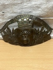 Ancienne Plaque De Casque