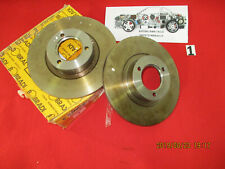 DF1001 BRAKE DISCS FOR CITROEN VISA LNA PEUGEOT 104 RENAULT R14 TALBOT SAMBA